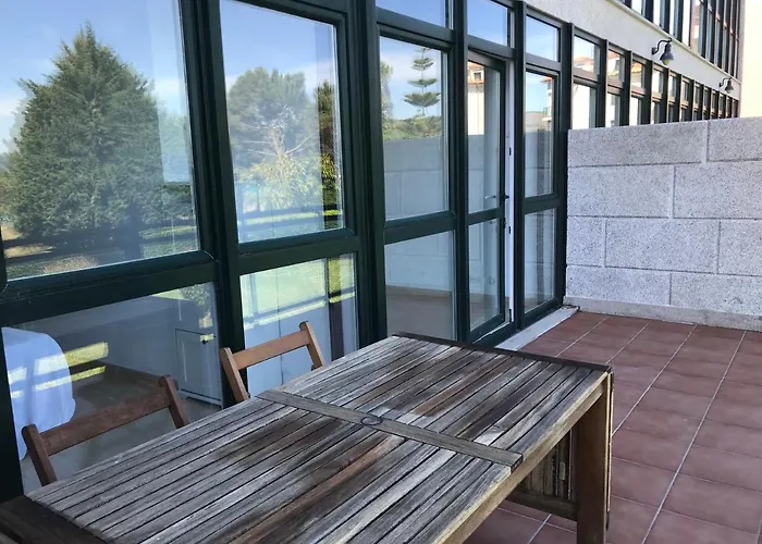 Apartmán Con Terraza Primera Linea De Playa Finisterre